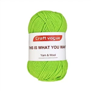 Katoen acryl blend worsted garen