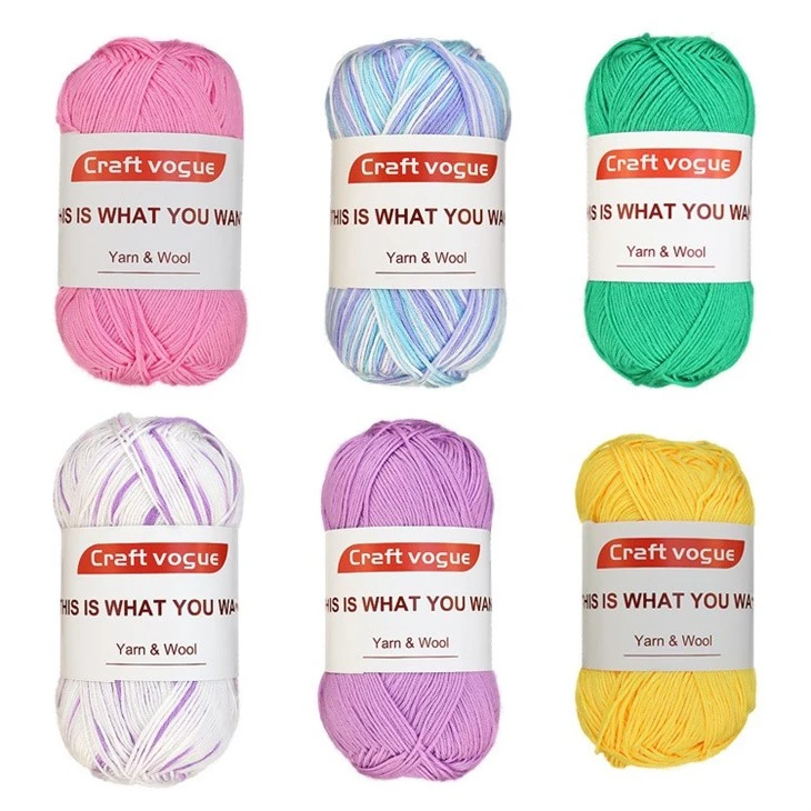 Cotton And Bamboo Blend Yarn
